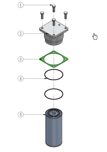 Фильтр масляный 303671/G502830 RefComp