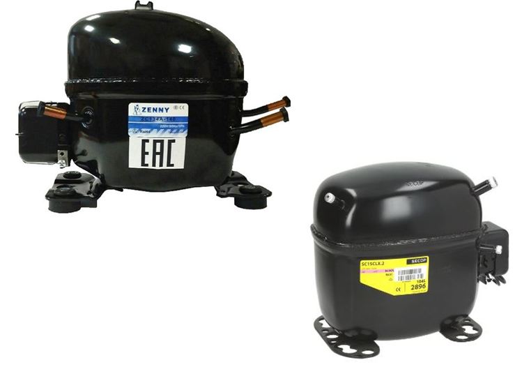 компрессоры ZENNY и компрессоры SECOP