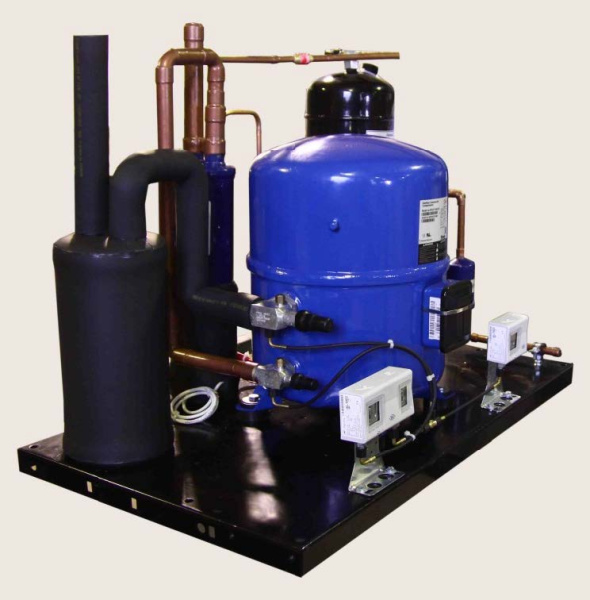 Холодильный агрегат среднетемпературный Maneurop АКР MTZ28/4 фреон R-404a Qo=3.6 кВт ресивер 4 дм³