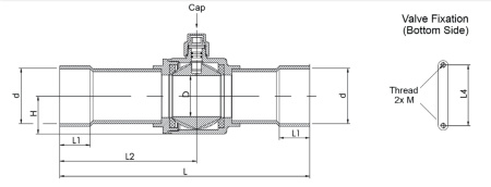 Вентиль шаровой SBV(M)-A13YHSY-2-S / SA (ZBC- 1 5/8) SANHUA 10150055502