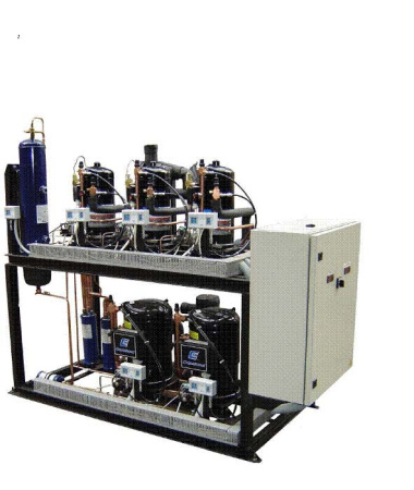 Холодильный агрегат среднетемпературный Copeland Scroll КС ZBD21E/ZB21E фреон R-404a Qo=9.4 кВт ресивер 6 дм³