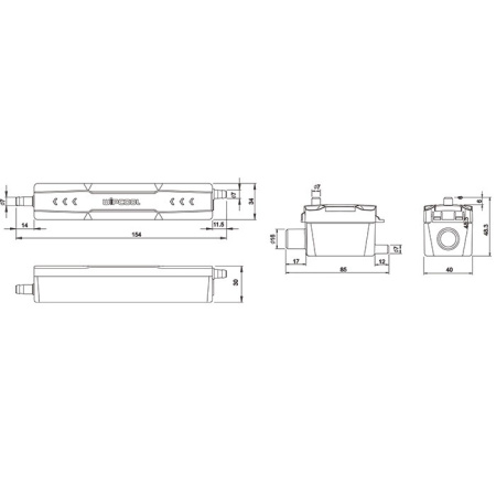Насос дренажный P12 WIPCOOL