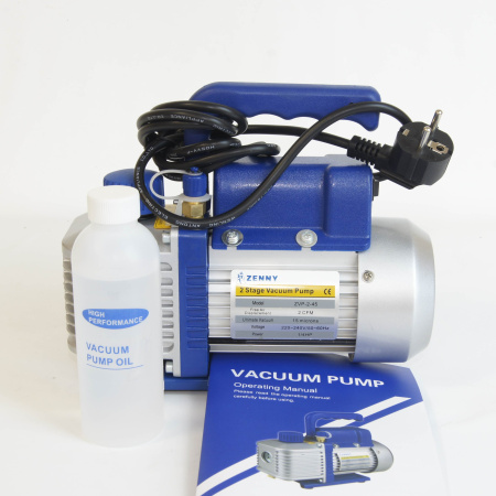 Насос вакуумный ZVP-2-45 Двухступенчатый, 45 л/мин ZENNY