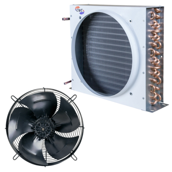 Воздушный конденсатор CWC M-351C-01(W) 16 м² с 1 вентилятором Weiguang 350 мм