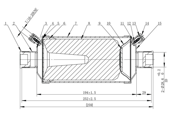 Фильтр-осушитель  SRE-409S (ZAS-409S) 11/8" ZENNY