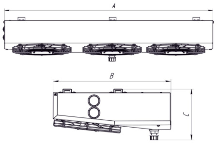 Воздухоохладитель OF-290-203 (Weiquang) CWC