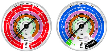 Манометр EH R22.507.404.410   55 бар  63 мм MASTERCOOL