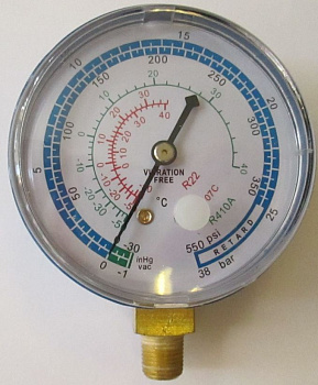 Манометр RG-250-VC/350 (R410,R22,R407) ShineYear