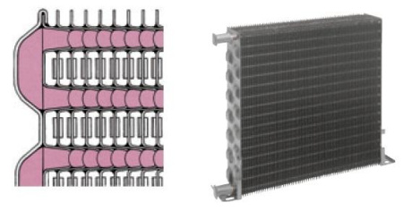 Конденсатор воздушный STFT 18127 с решеткой CF27 LU-VE Contardo возд+решет CF27