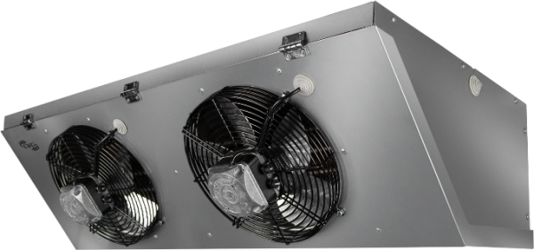 Воздухоохладитель уголовой CWC CWC OB-M253D40 среднетемпературный 16.5 м² шаг ламели 4 мм с ТЭН без вентиляторов 3×200 мм