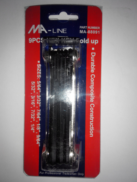 Набор шестигранников MA-88091 Набор шестигранников MA-88091