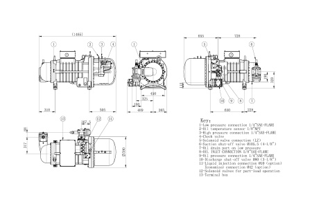 Компрессор SW3H21000 PW RefComp