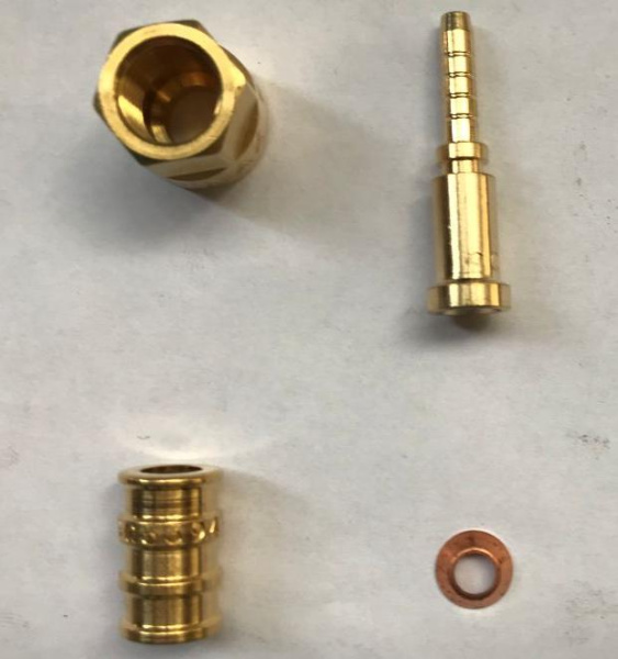 Штуцер капиллярный XBA02M прямой 1/4 DN4