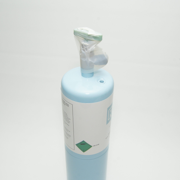 R134a фреон (хладон) 0,85 кг с вентилем ZENNY