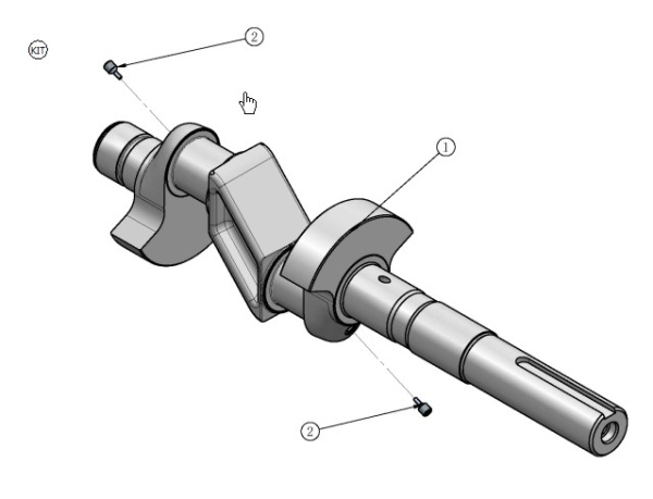 Коленвал 303215 RefComp