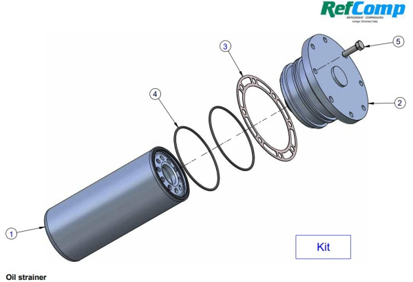 Фильтр масляный 303885/G503446 RefComp
