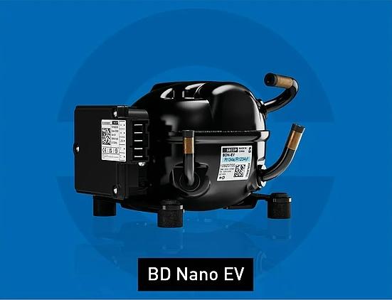 Компактный компрессор Secop BD Nano EV для автомобильного холодильника